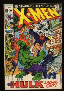 X-Men #66 VG- 3.5 Hulk First and Only  Appearance in X-men!