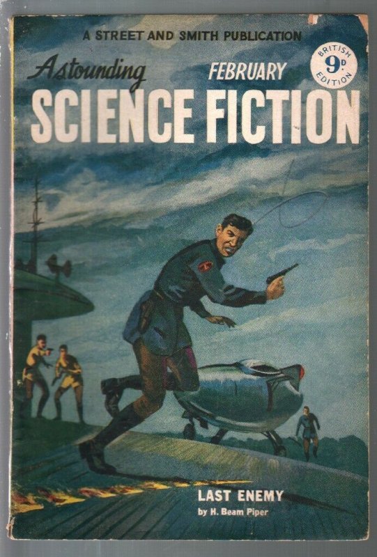 Astounding Science Fiction British Edition 2/1951-sci-fi pulp fiction-de Camp...