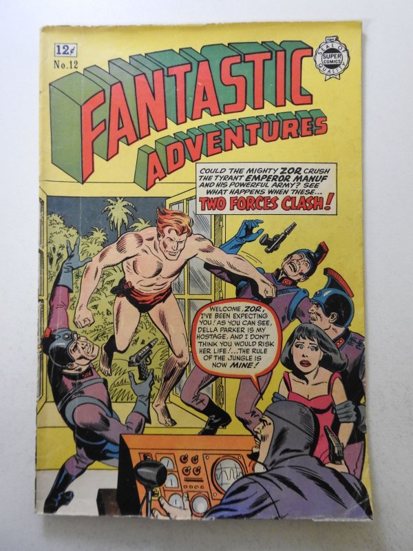 Fantastic Adventures #12 (1963) W/ Zor The Mighty! GVG Condition!