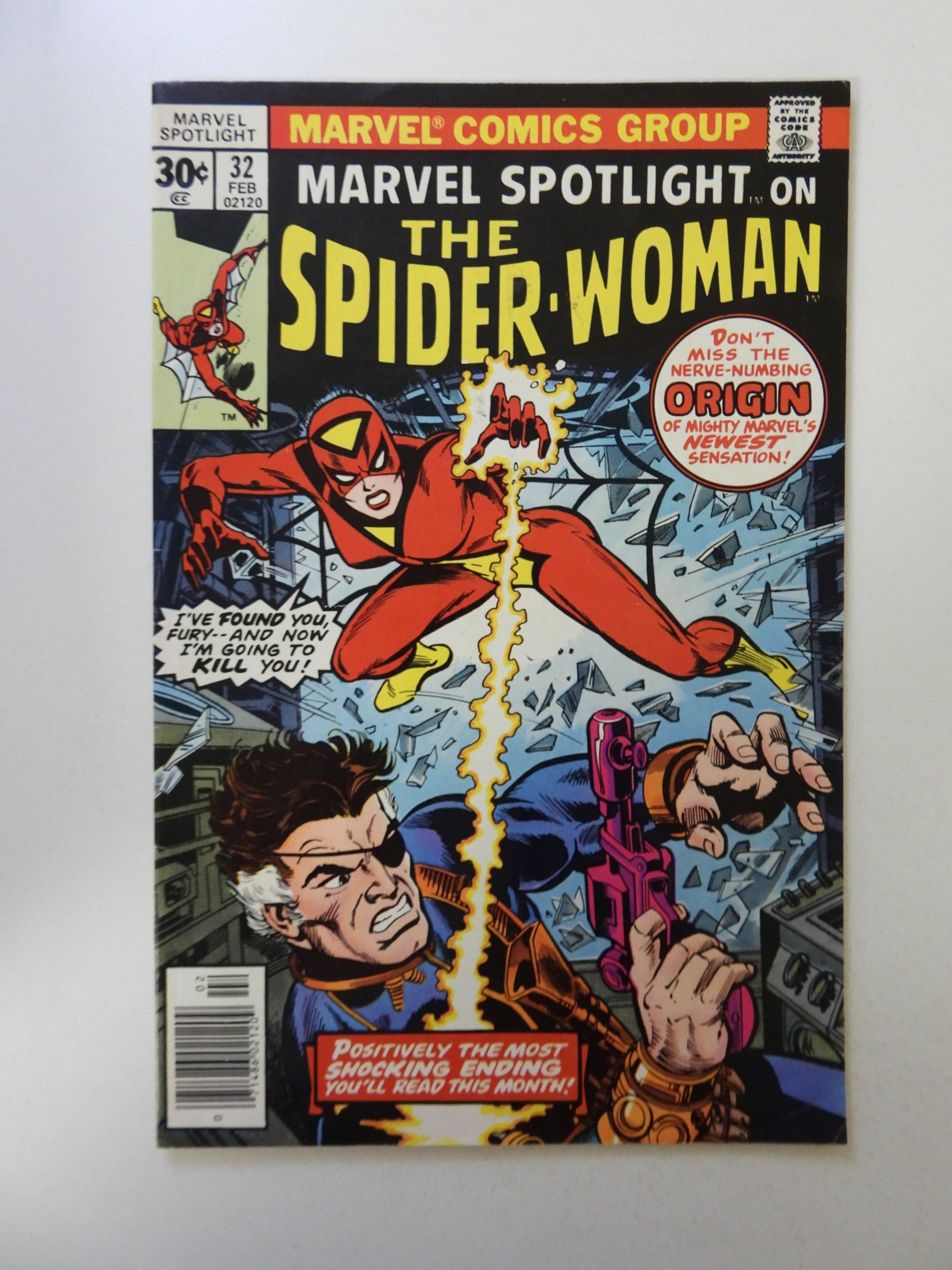 Marvel Spotlight 32 (1977) 1st appearance of SpiderWoman FN
