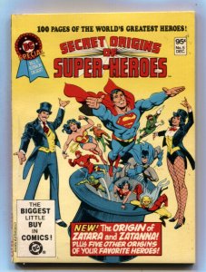 DC Special Blue Ribbon Digest #5 1980 -Secret Origins Of Super-heroes f/vf