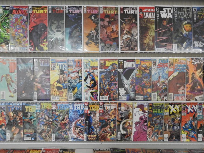 Huge Lot 150+ Comics W/ Silver Surfer, Star Wars, TMNT, X-Men, +More Avg VF Cond