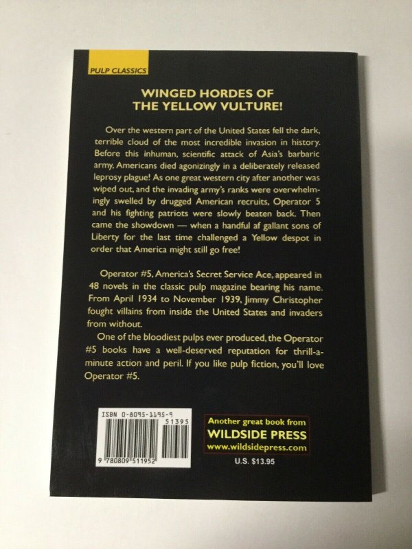 Secret Service Operator 5 Winged Hordes Of Yellow Vulture Near Mint Pulp Reprint