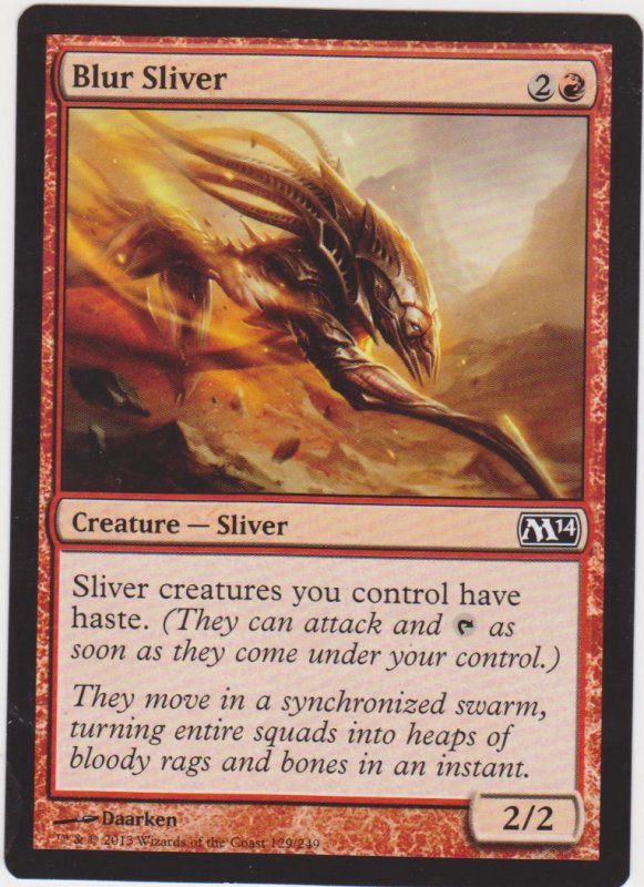 Magic the Gathering: Magic 2014 - Blur Sliver