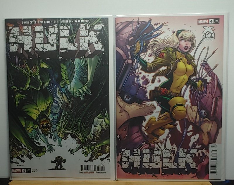 Hulk #4 Gwen Stacy Bradshaw & Ryan Ottley Great Nm+ Variants (2022)