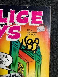 1985 BILLIGE GYS Finland Comic #4 VG- 3.5 Ernie Chan Cover
