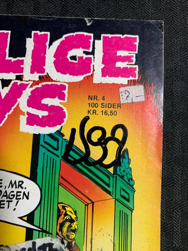 1985 BILLIGE GYS Finland Comic #4 VG- 3.5 Ernie Chan Cover