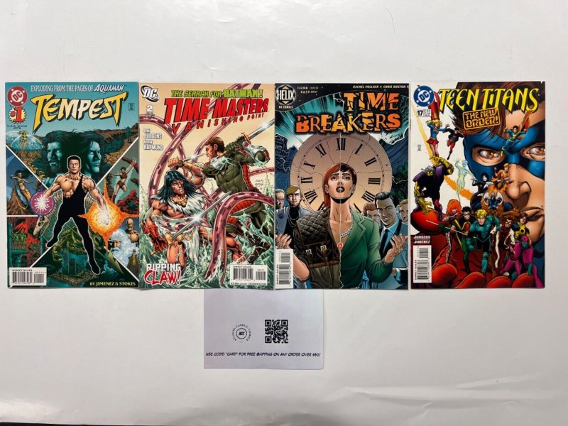 4 DC Comics Teen Titans# 17+Time Breakers # 4+Time Masters# 2+Tempest #1 10 JS45
