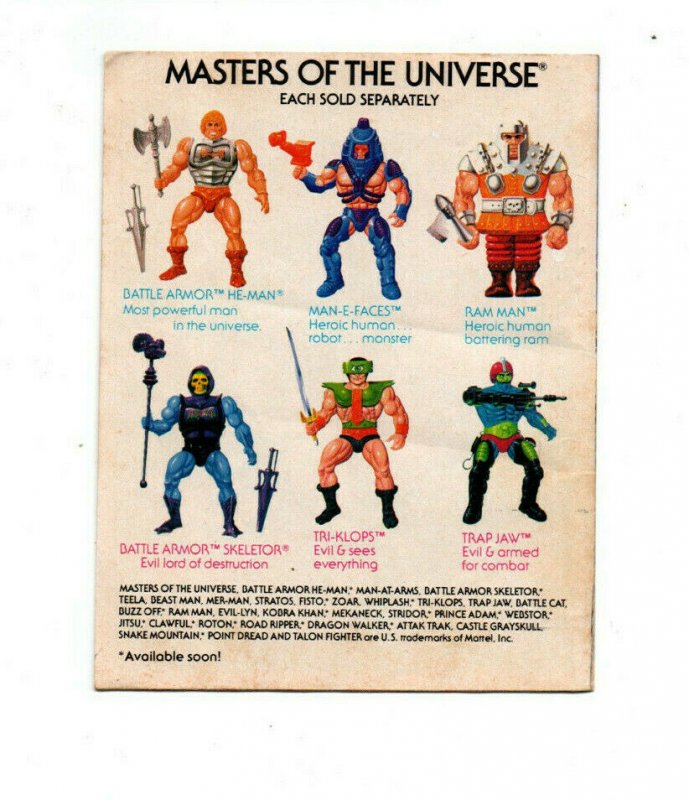 Masters Of The Universe Mini Comic - He-Man - Skeletor's Dragon - VG 