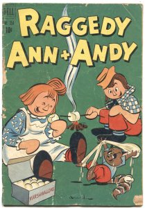 RAGGEDY ANN + ANDY #354-DELL FOUR COLOR-1951---MARSHMELLOW ROAST COVER-RARE