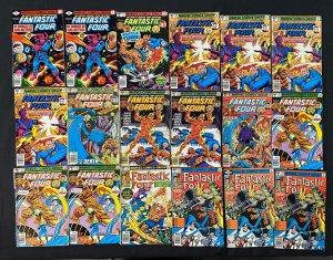 FANTASTIC FOUR 126 COMICS LOT MANY DUPES MOST VF SOME VG BRONZE-COPPER AGE
