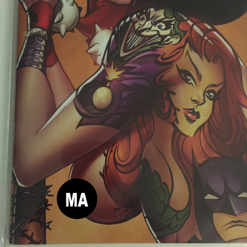 2022 Power Hour Ale Garza Art Exclusive Harley Quinn Closeup Topless Virgin