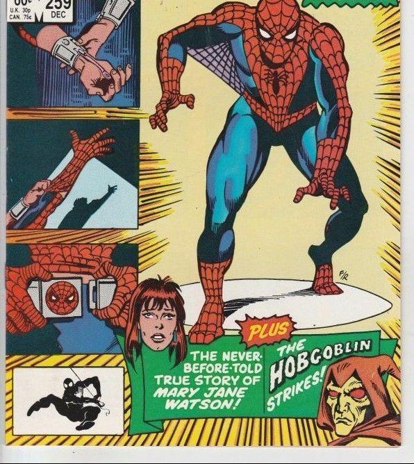 Amazing Spider-Man #259 strict VF/NM 9.0 High-Grade Orginal Costume  Richmond