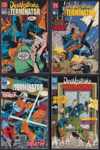 Deathstroke the Terminator 2 3 4 5 DC Comics Lot of 4 1991