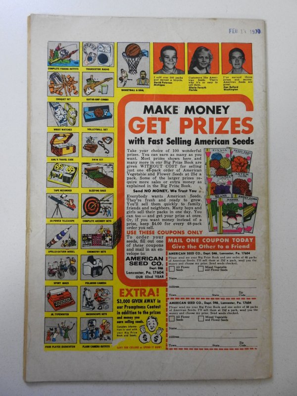 Daredevil #63 (1970) GD Condition ink on front/back cover