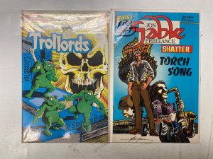 5 COMICO comic books Troll Lords Jon Sable Cole Black Sludge 55 KM40