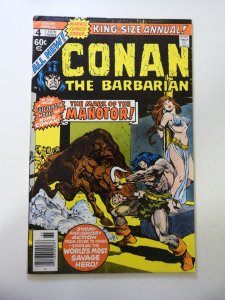 Conan the Barbarian Annual #4 (1978) VG Condition