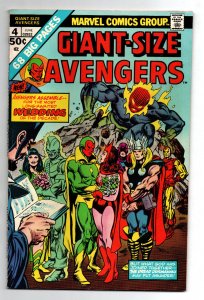 Giant-Size Avengers #4 - Vision marries Scarlet Witch - 1975 - VF