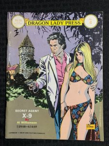 1985 SECRET AGENT X-9 Magazine #4 VG/FN 5.0 Dragon Lady Press / AL Williamson