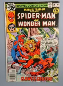 Marvel Team-Up #78, Spider-Man and Wonder Man, Marvel Comics 1979 JR1