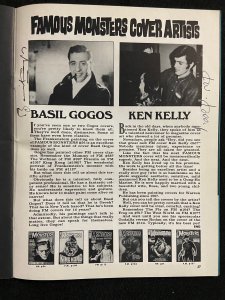 FAMOUS MONSTERS CONVENTION GUIDE BOOK FN-VF SIGNED GOGOS, F. ACKERMAN,KEN KELLEY