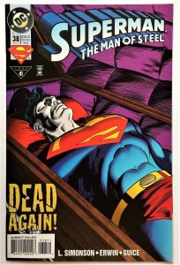 Superman: The Man of Steel #38 (Nov 1994, DC) VF/NM  