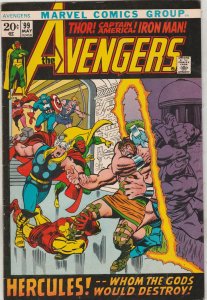 z  Avengers #99 1972 High-Grade Barry (Conan) Smith Art Hercules VF/NM C'...