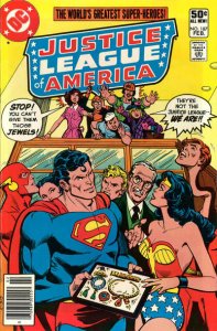 Justice League of America #187 (Newsstand) VF ; DC | February 1981 Wonder Woman 