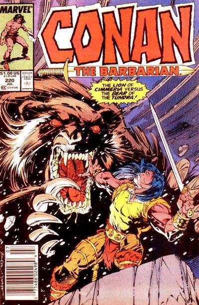 Conan the Barbarian (1970 series)  #220, NM (Stock photo)