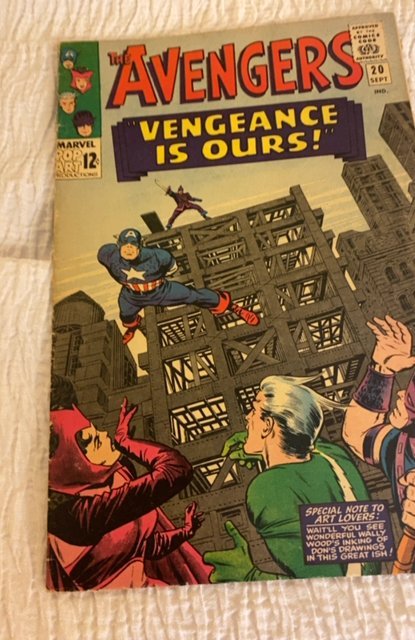 The Avengers #20 (1965)vengeance is ours swordsman