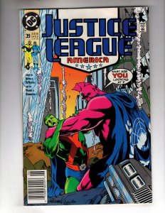 Justice League America #39 (1990)     / SB#5