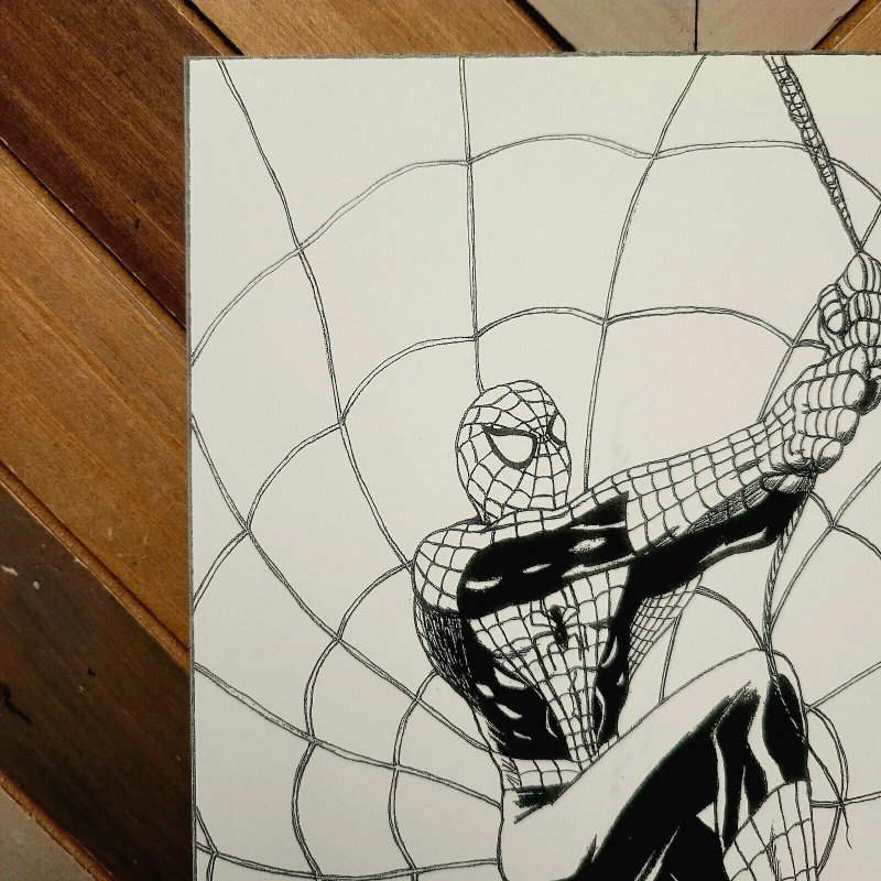 SPIDER-MAN Artist-Signed Comic Fan Art 6×9 Print / Brett Cantrell (2022)