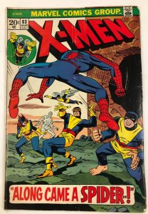 X MEN 83 (Augusr 1973) GOOD-VERY GOOD reprints issue #36 Spiderman 