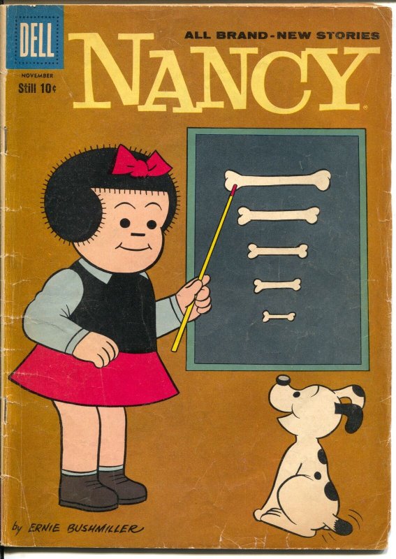 Nancy #160 1958-Dell-Peanuts-Charlie Brown-Snoopy-VG-