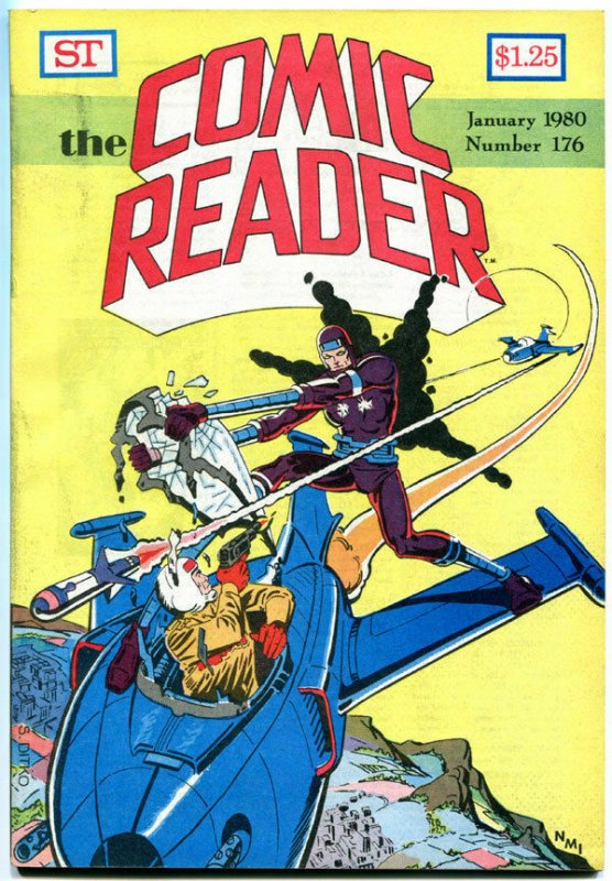 COMIC READER #176, VF+, Steve Ditko, Machine Man, Fanzine, 1980, more in store