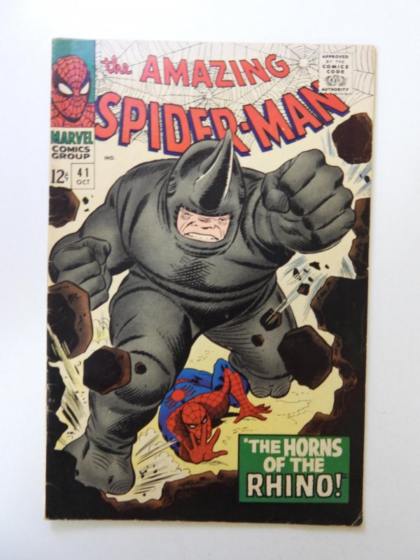 The Amazing Spider-Man #41 (1966) 1st appearance of Rhino FN+ condition