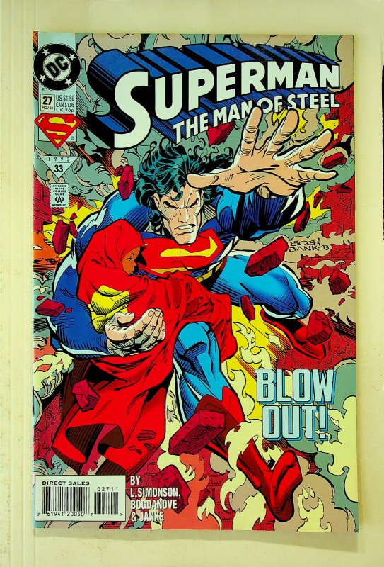 Superman Man of Steel #27 - (Nov 1993, DC) - Near Mint 