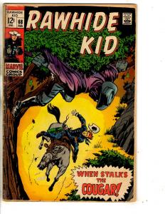 Lot Of 4 Rawhide Kid Marvel Comic Books # 63 65 68 + King Size Special # 1 RH2