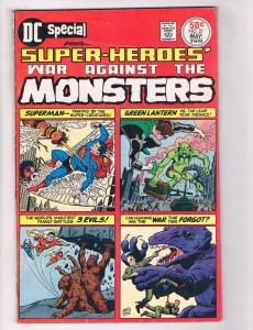 DC Special #21 VG Comic Book Kubert JLA Super Heroes Monsters May 1976 DE36