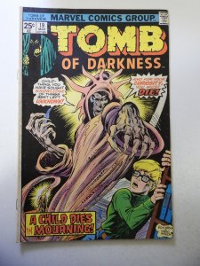 Tomb of Darkness #19 (1976) VG Condition moisture stains