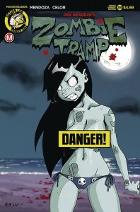 ZOMBIE TRAMP #38 COVER B MENDOZA RISQUE VARIANT COVER (MR)
