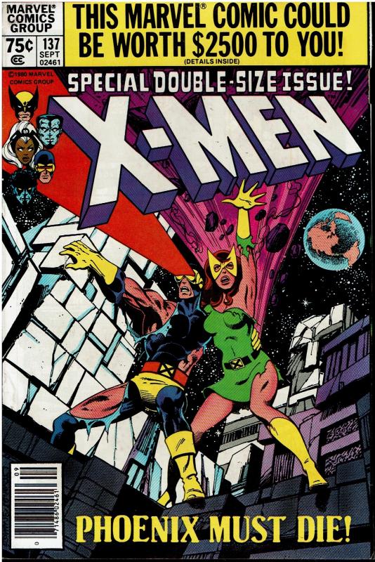 X-Men #137, 7.0, Signed Austin Claremont and Jones