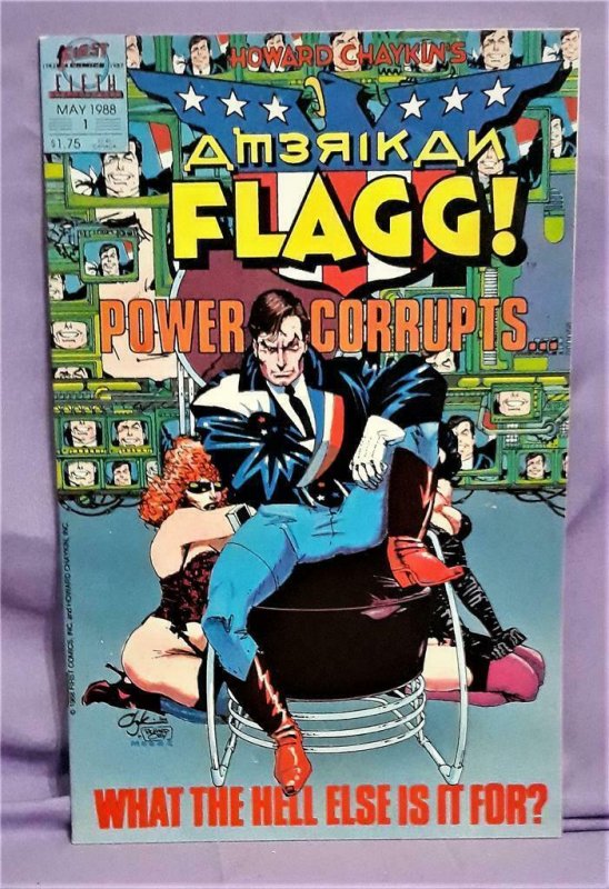 AMERICAN FLAGG #1 Volume 2 Howard Chaykin Mike Vosburg (First Comics 1988)