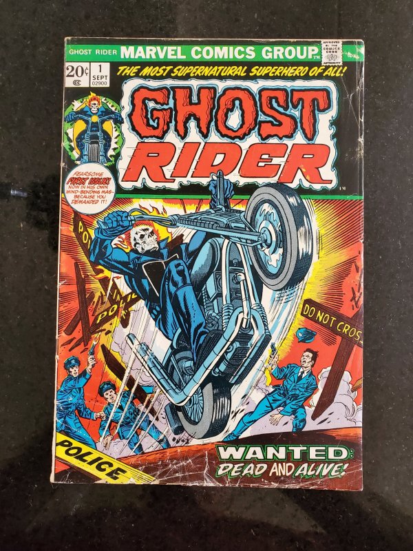 Ghost Rider #1 (1973) Key Issue: 1st issue of own book; Son of Satan appearance