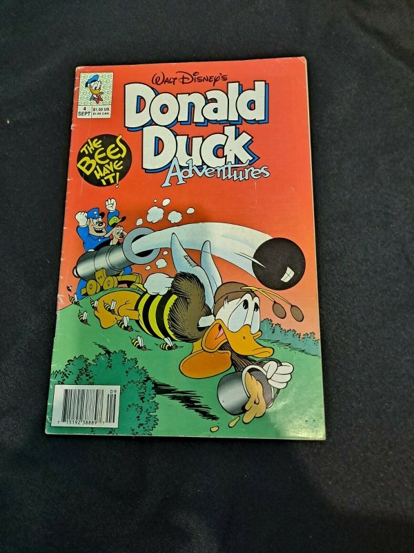 Walt Disney's Donald Duck Adventures Comic #4 1990