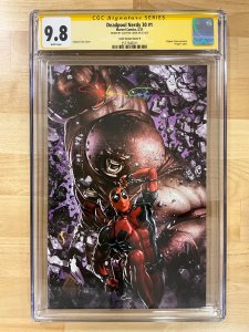 Deadpool Nerdy 30 Crain Cover B (2021) CGCSS 9.8 Signed by Clayton Crain