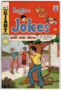 Reggie's Wise Guy Jokes #7 Aug 1969 ARCHIE Betty Veronica Jughead 68 pg GIANT