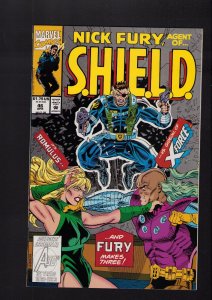 Nick Fury, Agent Of S.H.I.E.L.D. #46 - DON HUDSON COVER ART! (9.0) 1993