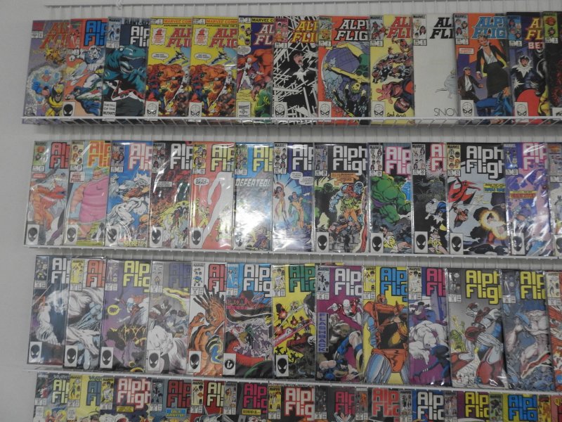 Huge Lot of 160+ Comics W/ Alpha Flight, Silver Surfer, +More! Avg. VF Condition