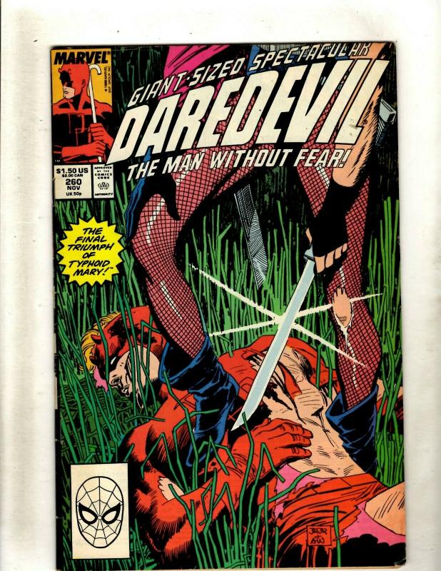 Lot of 10 Daredevil Marvel Comics #260 283 297 325 454 455 456 457 458 459 HY7